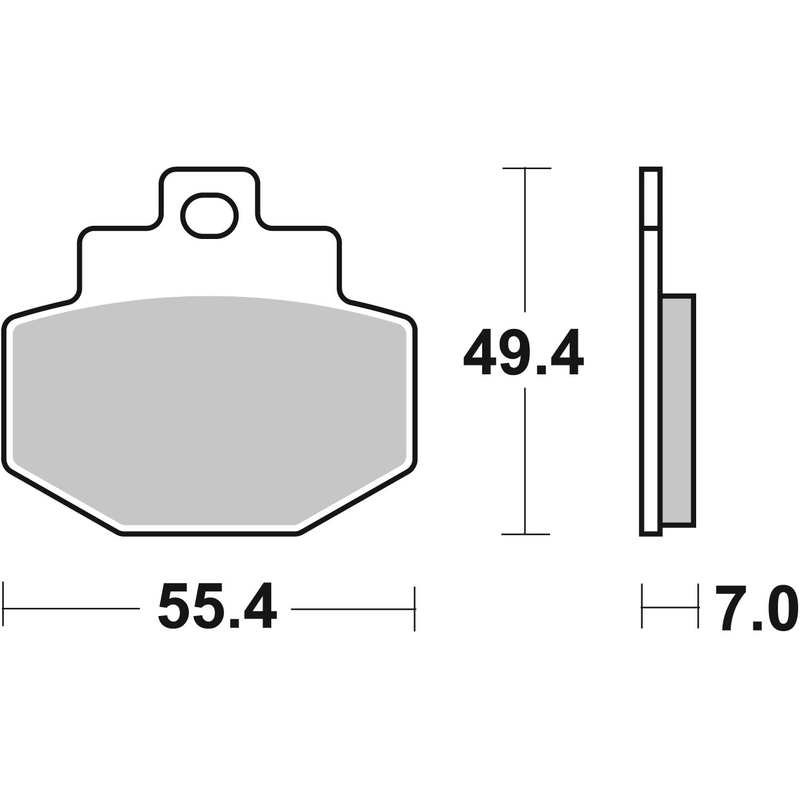 Placute de frana BREMBO