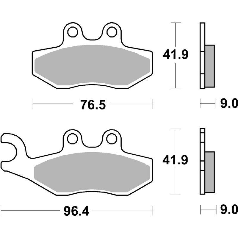 Placute de frana BREMBO