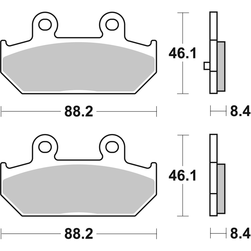 Placute de frana BREMBO