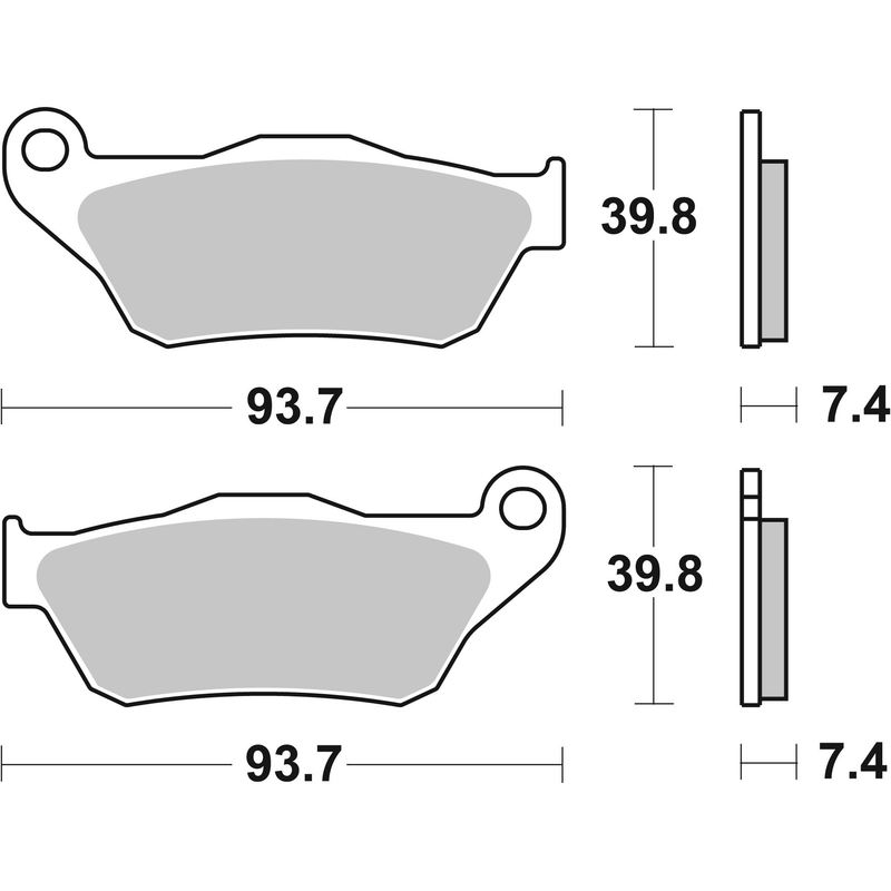 Placute de frana BREMBO