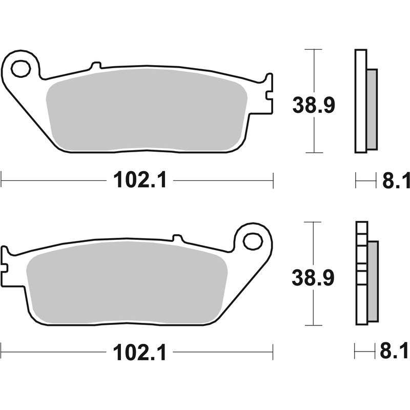 Placute de frana BREMBO