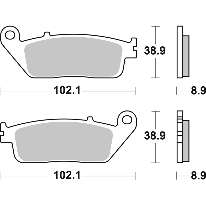 Placute de frana BREMBO