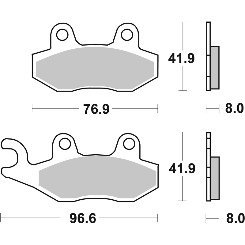 Placute de frana BREMBO