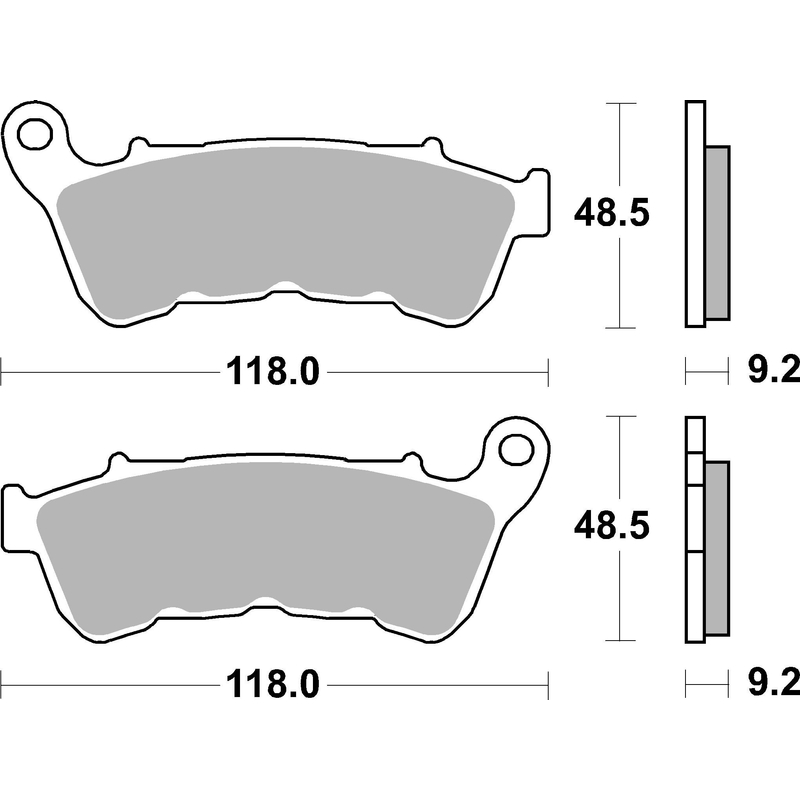 Placute de frana BREMBO