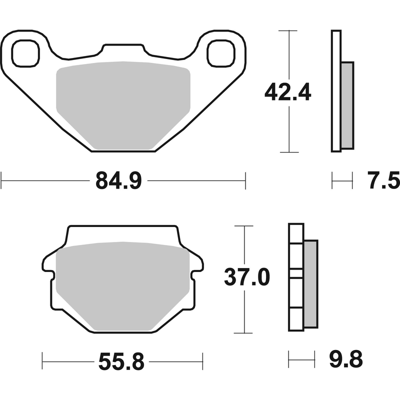 Placute de frana BREMBO
