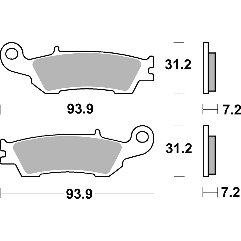 Placute de frana BREMBO