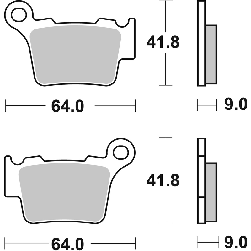 Placute de frana BREMBO