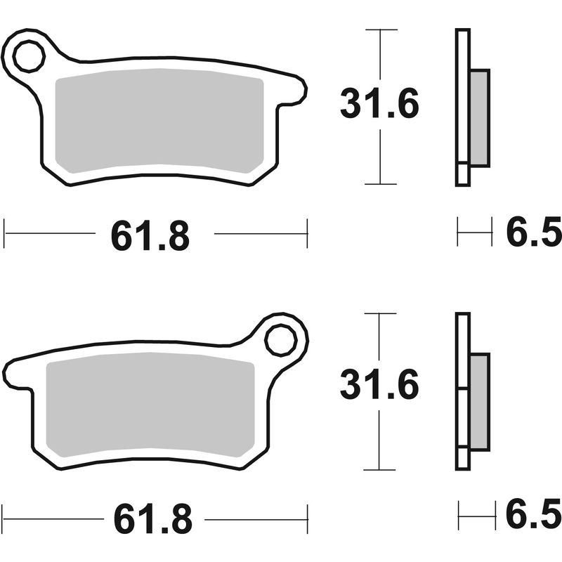 Placute de frana BREMBO