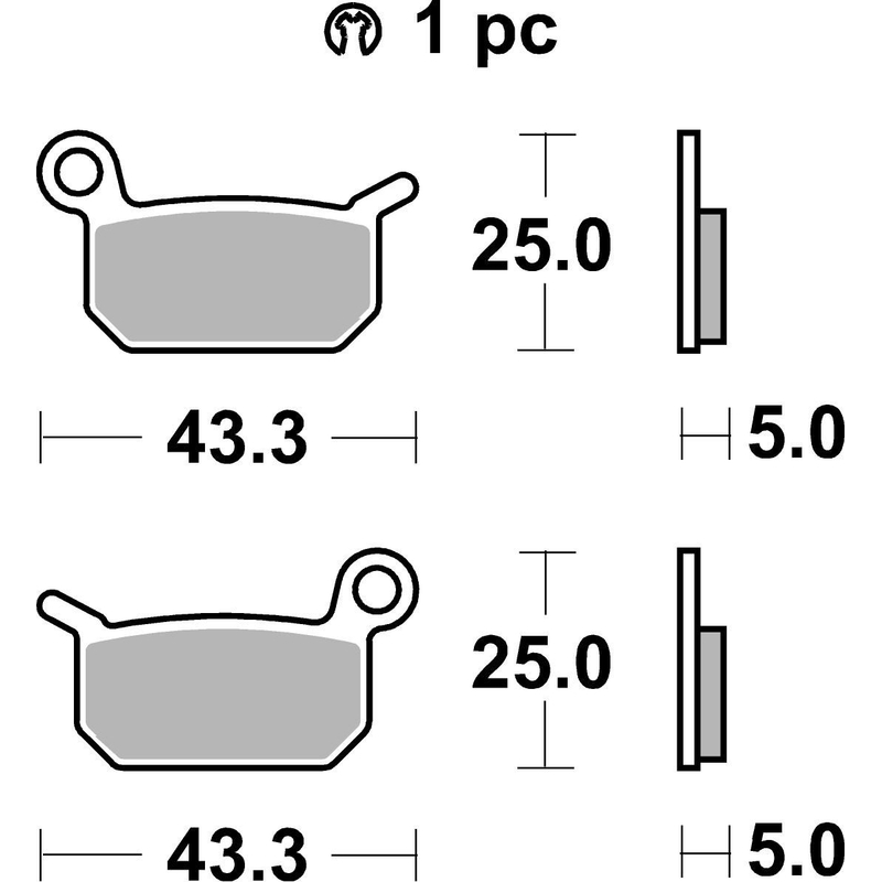 Placute de frana BREMBO