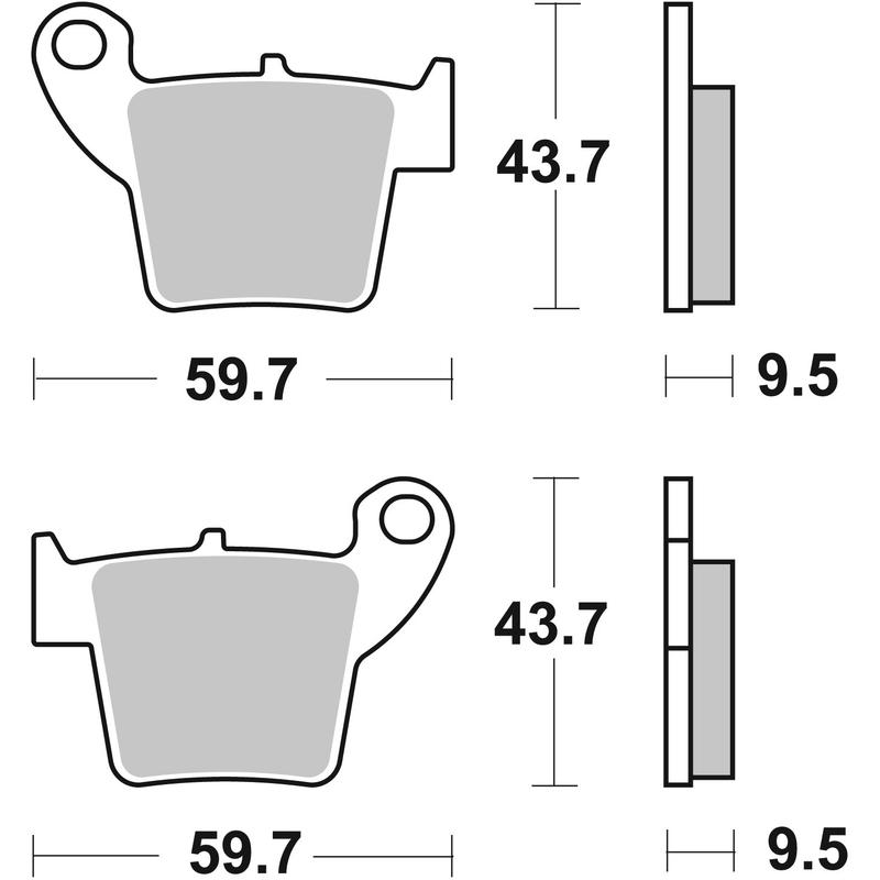 Placute de frana BREMBO