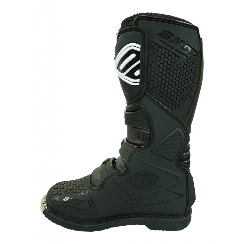 Shot X10 Negru negru  cizme de motociclete lichidare