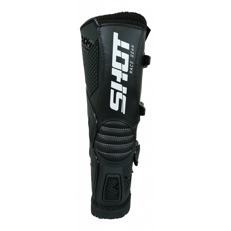 Shot X10 Negru negru  cizme de motociclete lichidare