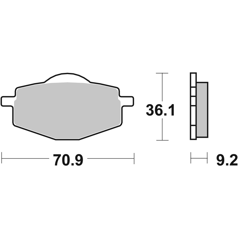 Placute de frana BREMBO