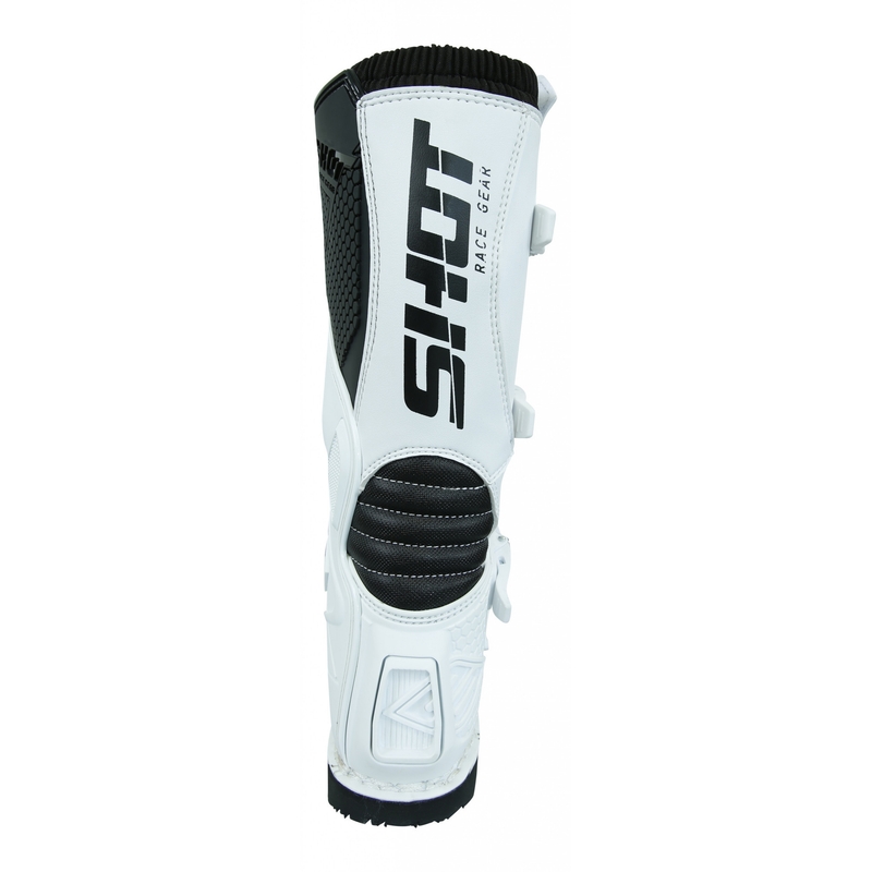 Shot X10 alb alb cizme de motociclete lichidare