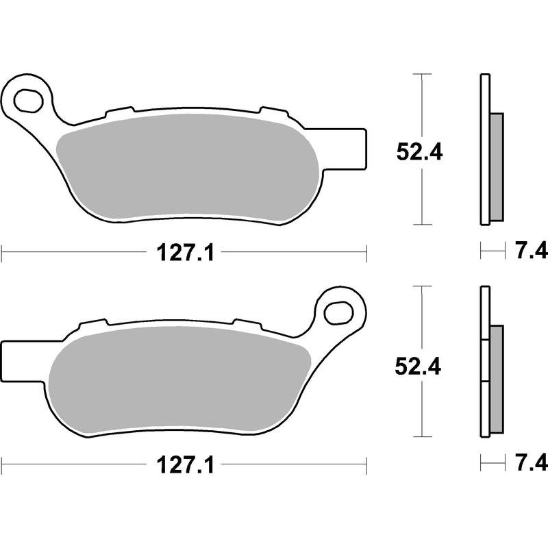 Placute de frana BREMBO