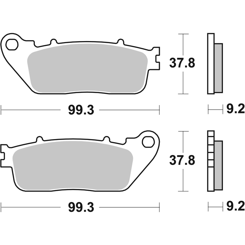 Placute de frana BREMBO