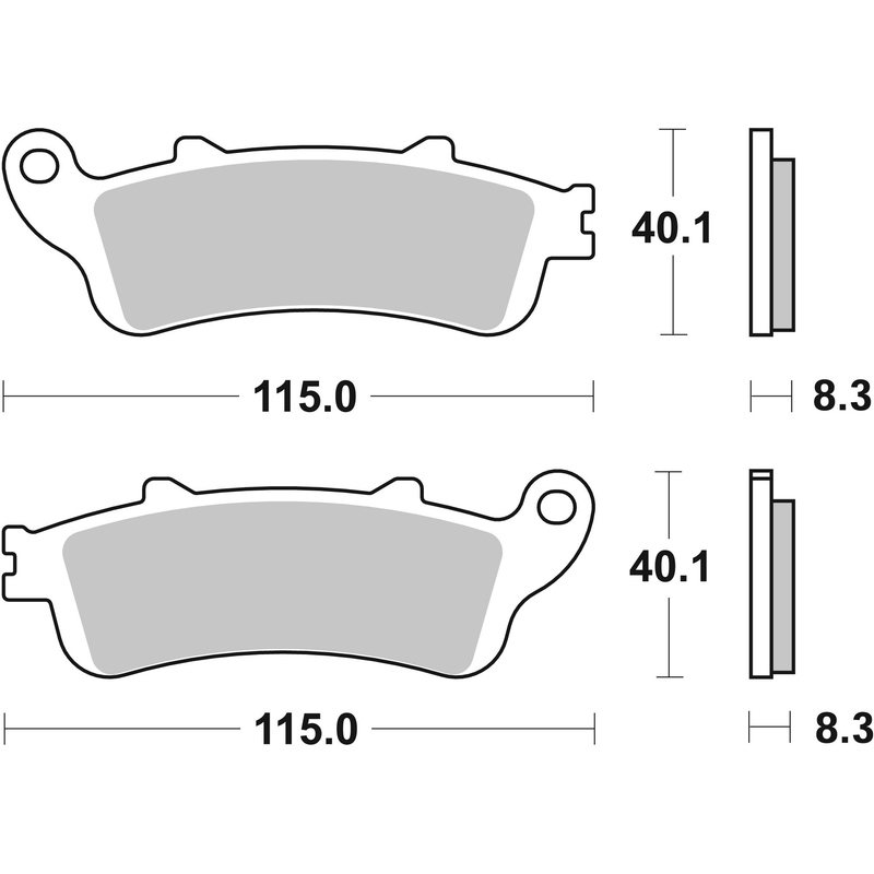 Placute de frana BREMBO