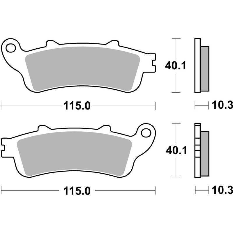 Placute de frana BREMBO