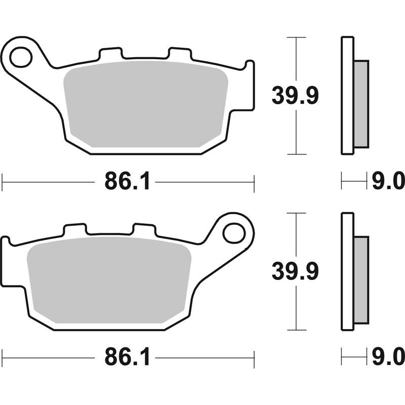 Placute de frana BREMBO