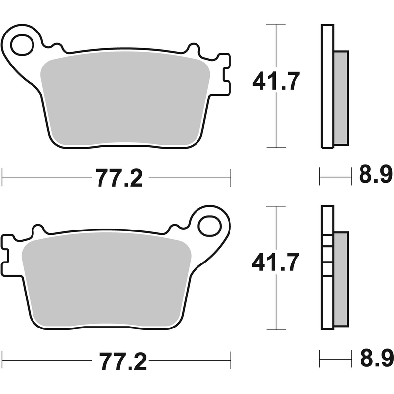 Placute de frana BREMBO