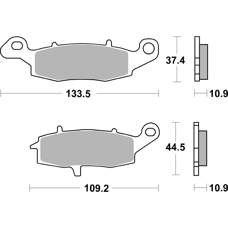 Placute de frana BREMBO