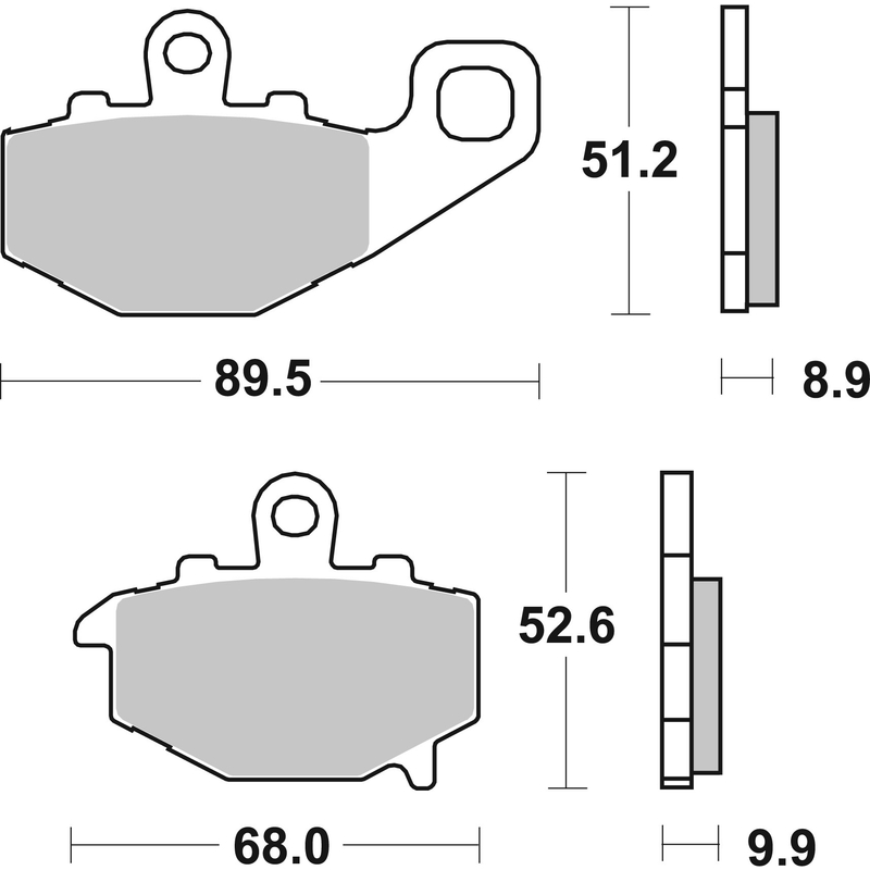 Placute de frana BREMBO