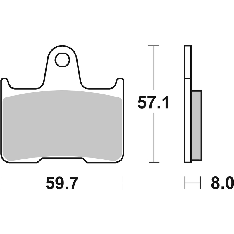 Placute de frana BREMBO
