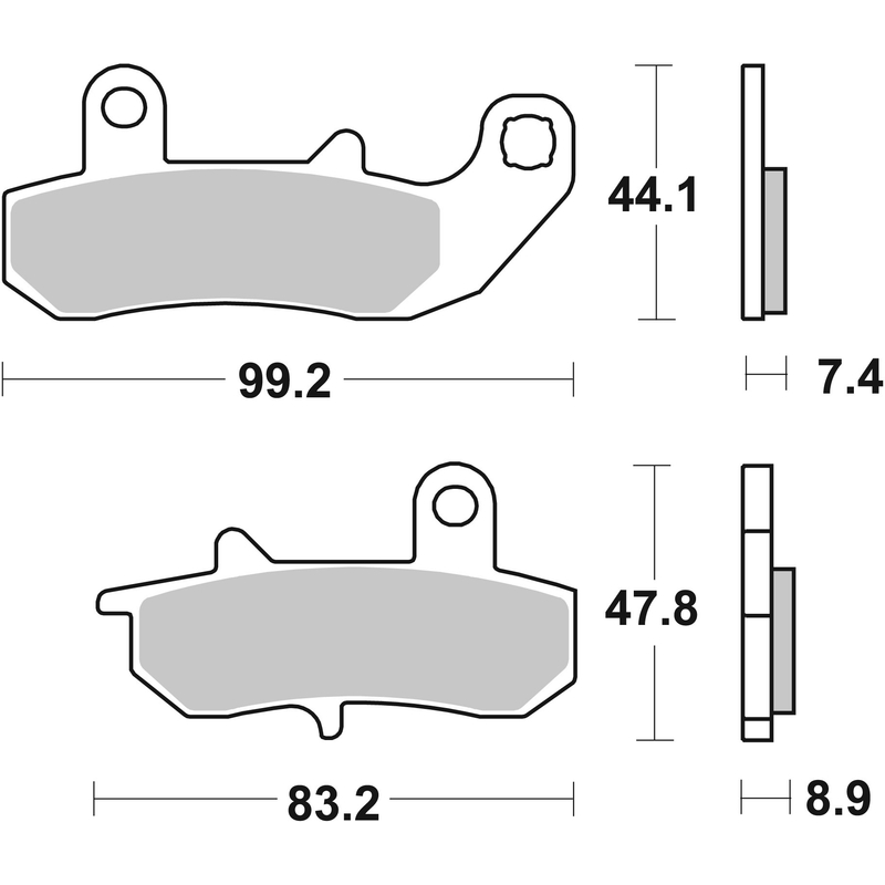 Placute de frana BREMBO