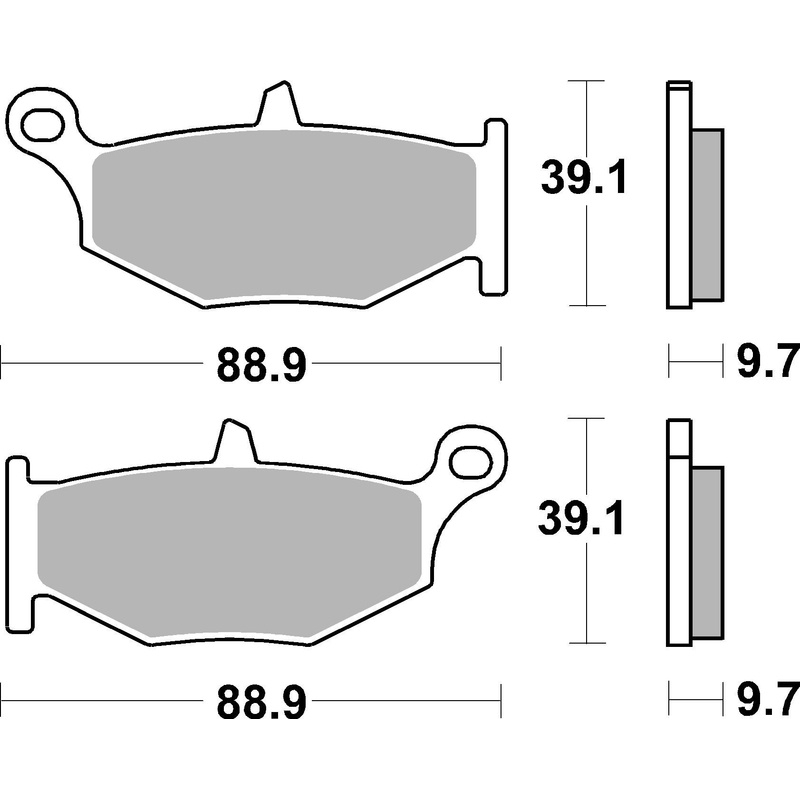 Placute de frana BREMBO