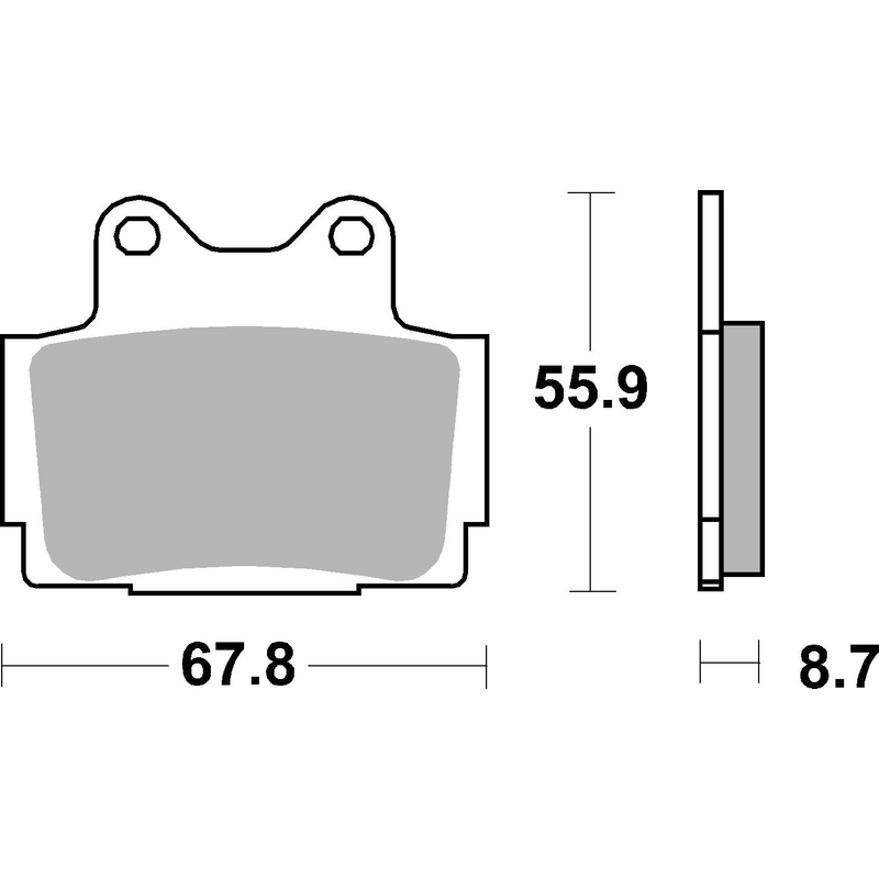 Placute de frana BREMBO