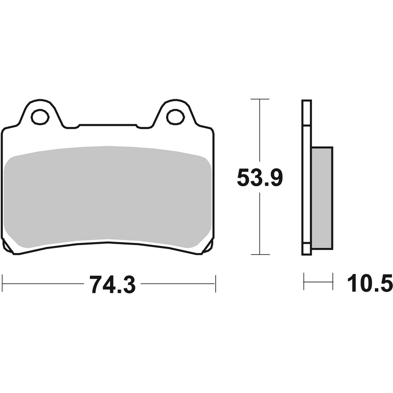 Placute de frana BREMBO