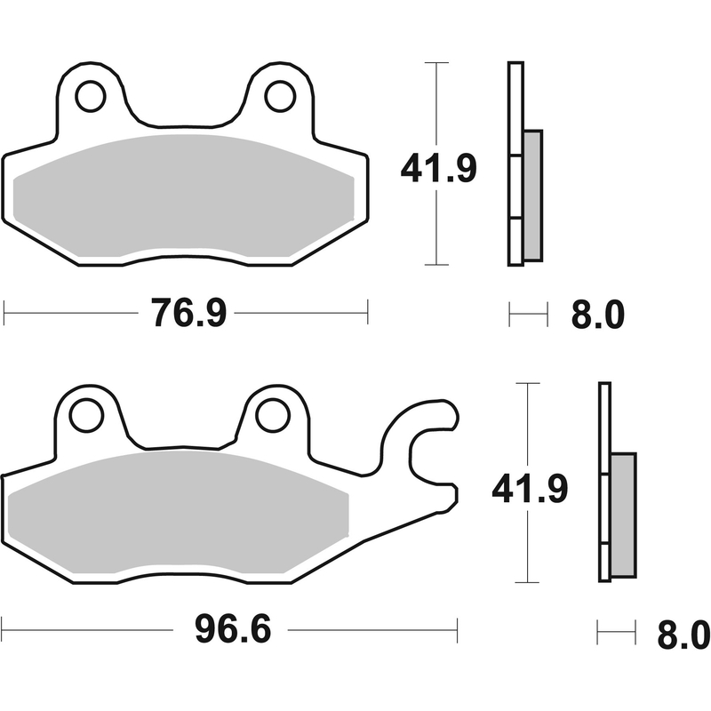 Placute de frana BREMBO