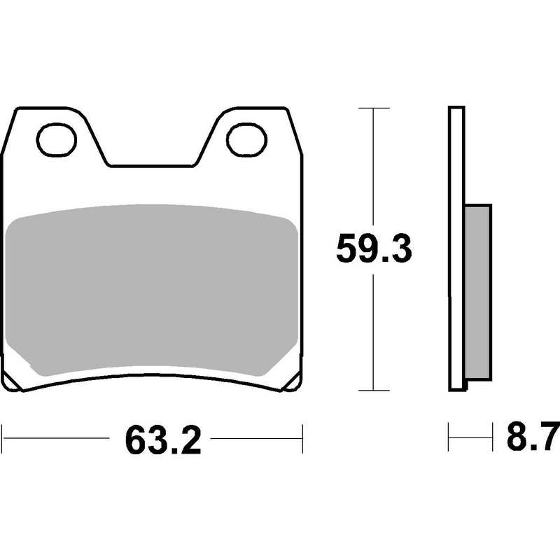 Placute de frana BREMBO
