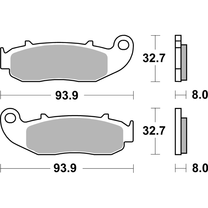 Placute de frana BREMBO GENUINE