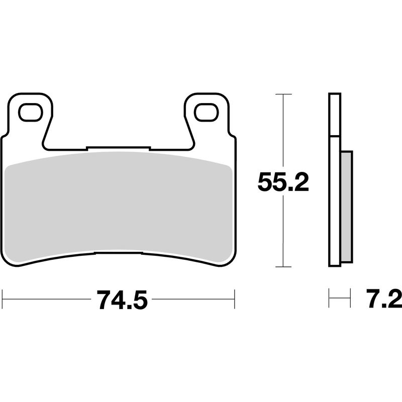 Placute de frana BREMBO