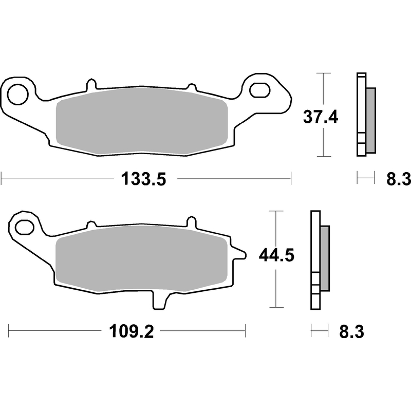Placute de frana BREMBO