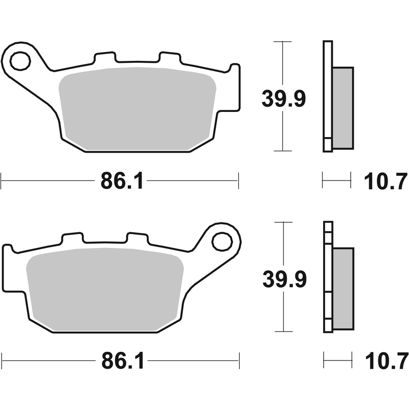 Placute de frana BREMBO
