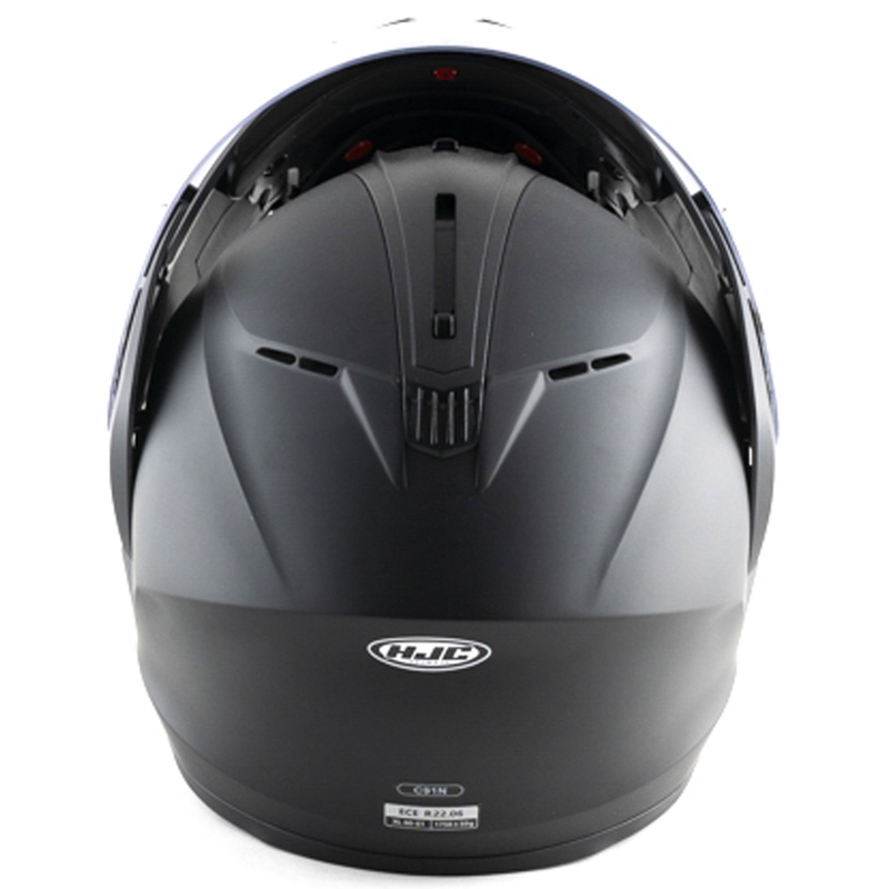 Cască de motocicletă pliabilă HJC C91N Solid semi-neagră
