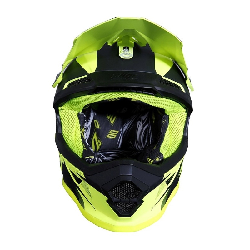 Casca de motocross pentru copii Shot Ultimate negru-fluo galben lichidare