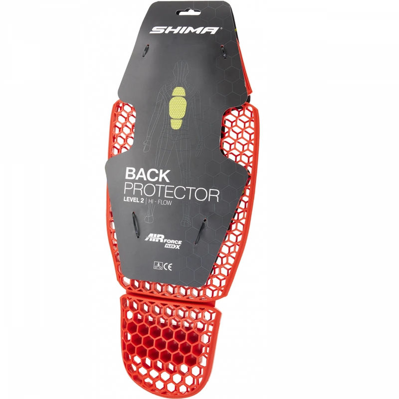 Protecție spate Shima AIRFORCE FLEXX CB21F roșie