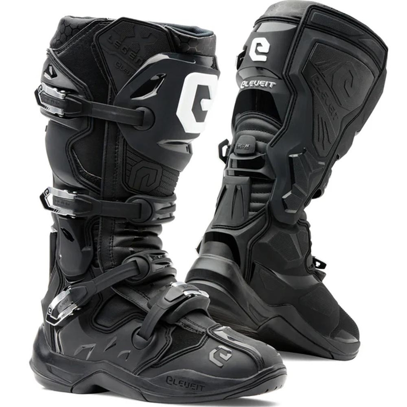 Ghete motocross Eleveit X-Legend EVO negru-negru