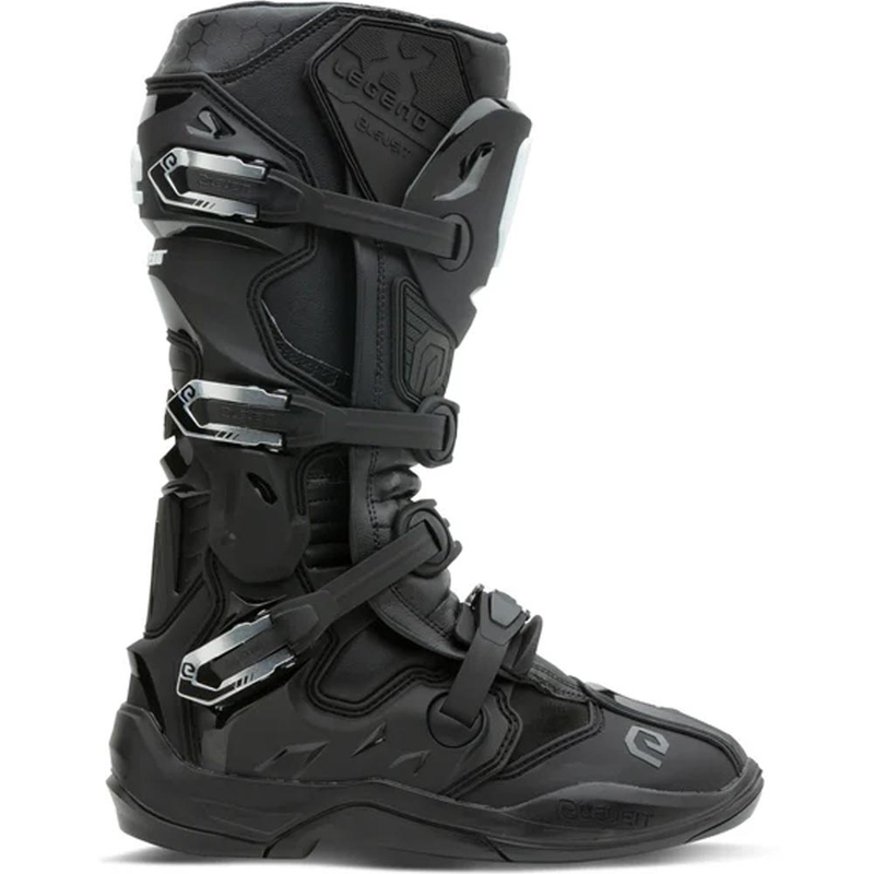 Ghete motocross Eleveit X-Legend EVO negru-negru