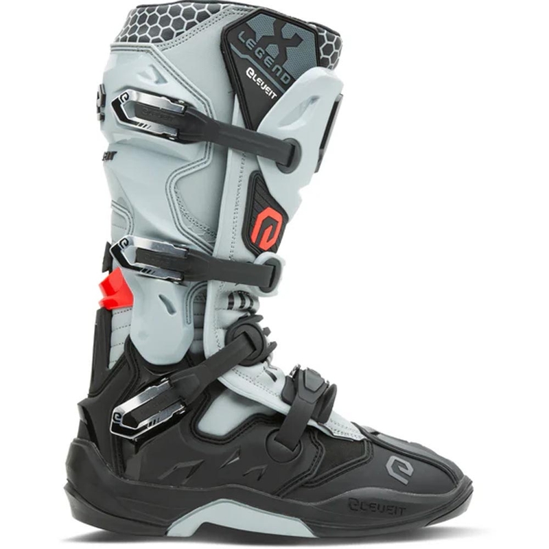 Ghete motocross Eleveit X-Legend EVO negru-gri