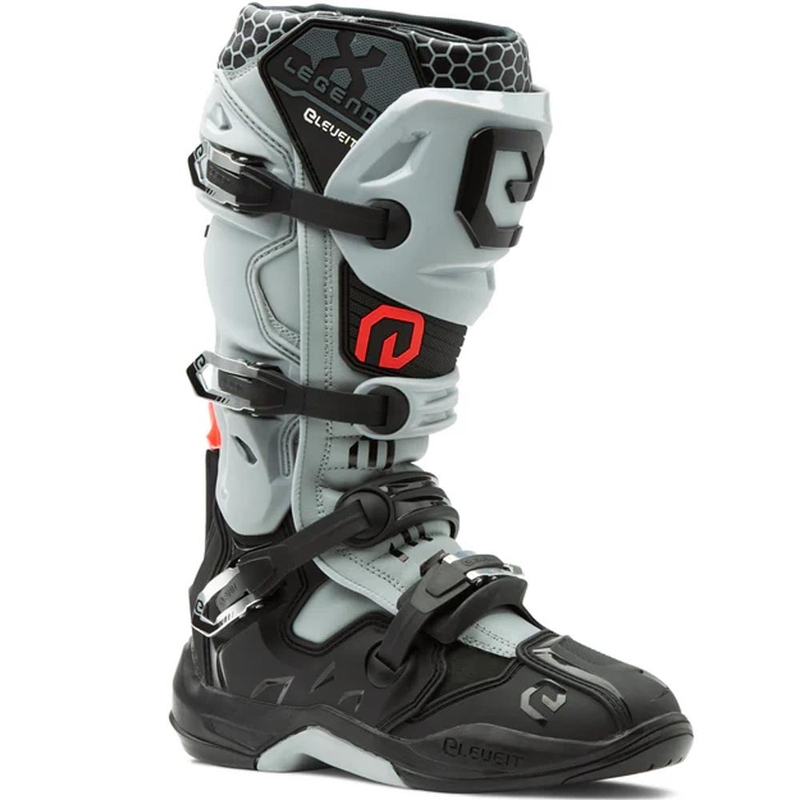 Ghete motocross Eleveit X-Legend EVO negru-gri