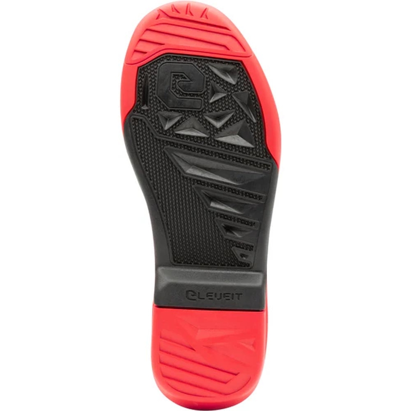Ghete Motocross Eleveit X-Peak pentru Copii Negru-Roșu