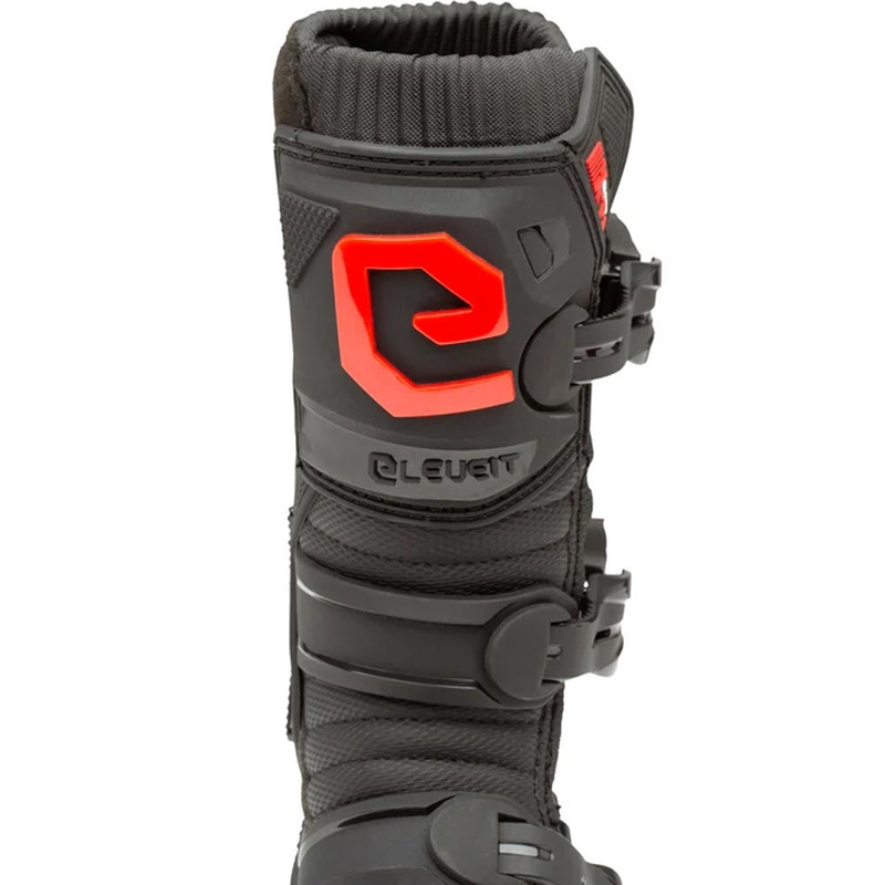 Ghete Motocross Eleveit X-Peak pentru Copii Negru-Roșu