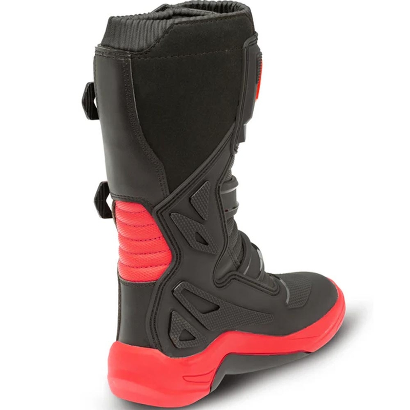 Ghete Motocross Eleveit X-Peak pentru Copii Negru-Roșu