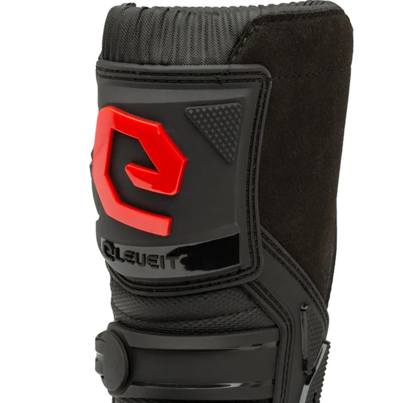 Ghete Motocross Eleveit X-Peak pentru Copii Negru-Roșu