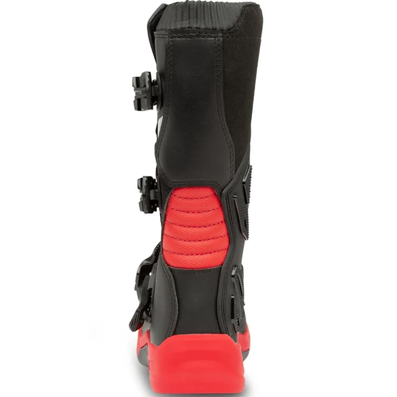 Ghete Motocross Eleveit X-Peak pentru Copii Negru-Roșu
