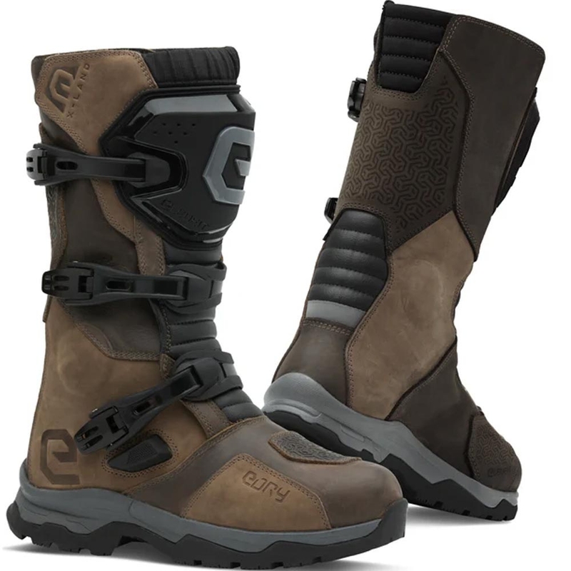 Ghete moto Eleveit X Land ADV E-Dry maro